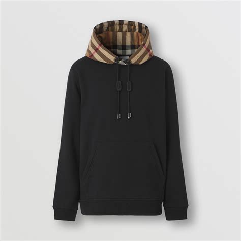 burberry cotton blend hoodie|size guide for burberry hoodies.